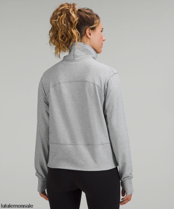 Lululemon Damen DELULU476 | Heathered Raceway Grey Ready To Rulu Pullover